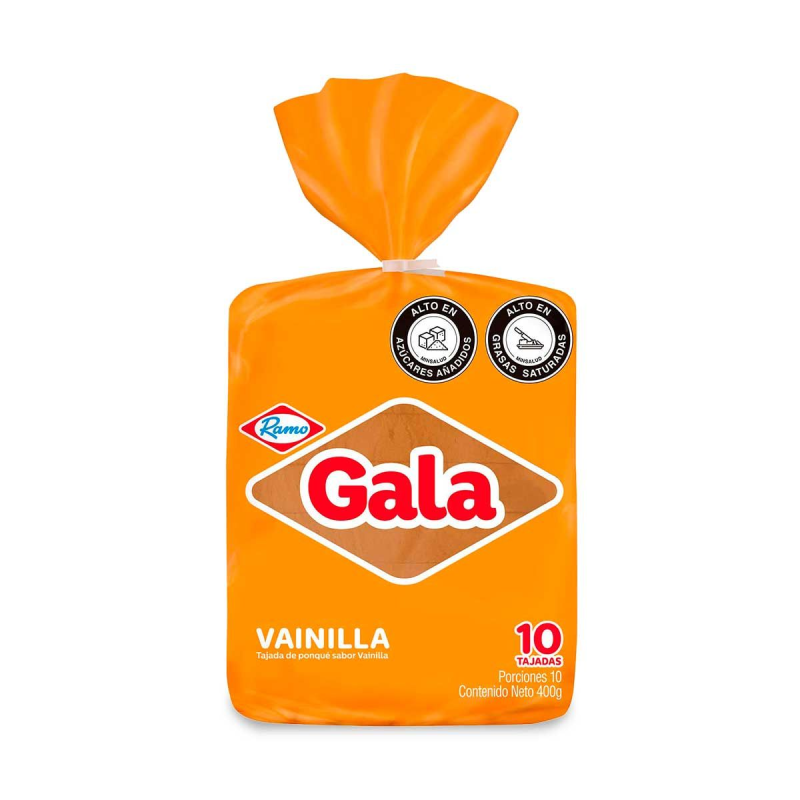 Ponque Gala Bloque Vainilla X400g