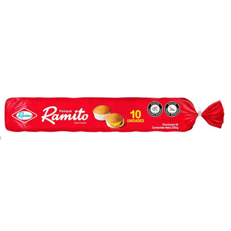 Ponque Ramito X10 Und Ramox250 Gr