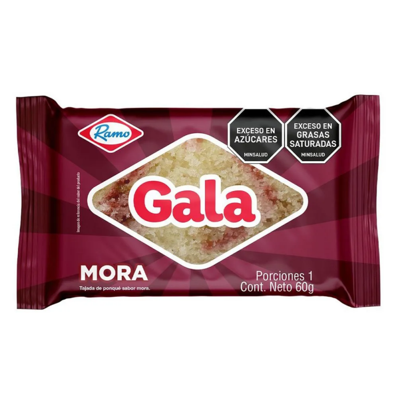 Gala Mora Tajada Ponque Ramo60g