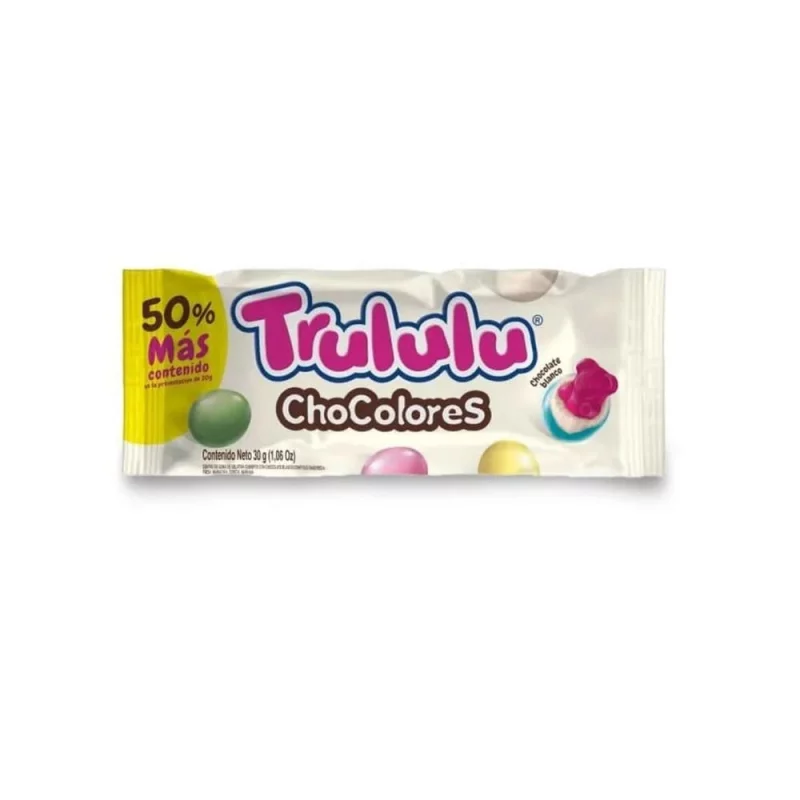 Trululu Chocolores Blanco 30gr