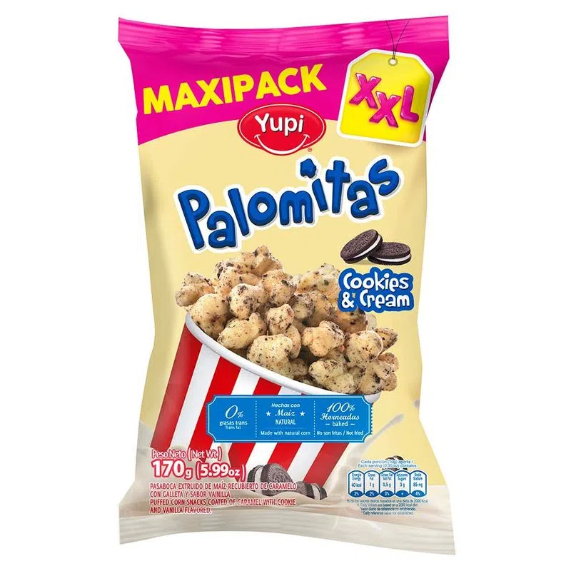 Palomitas Yupix170g Calleta Con Crema
