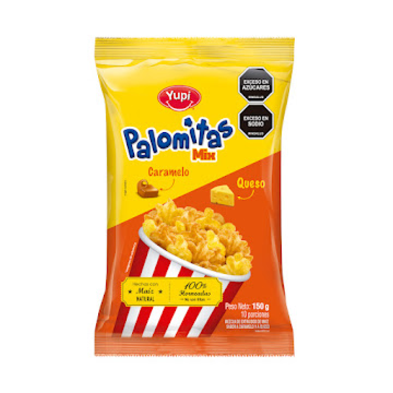 Palomitas Yupix150g Mix Caramelo-queso