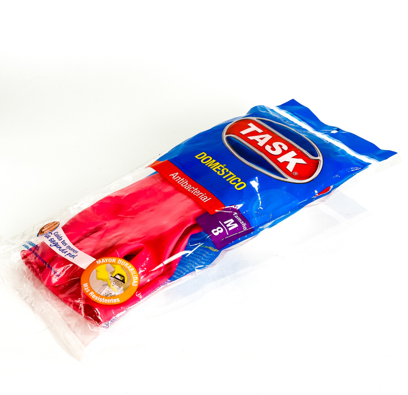 Guante Taskxpar Domest Rosad Talla M