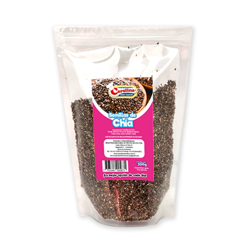 Semillas De Chia Carolinax200g