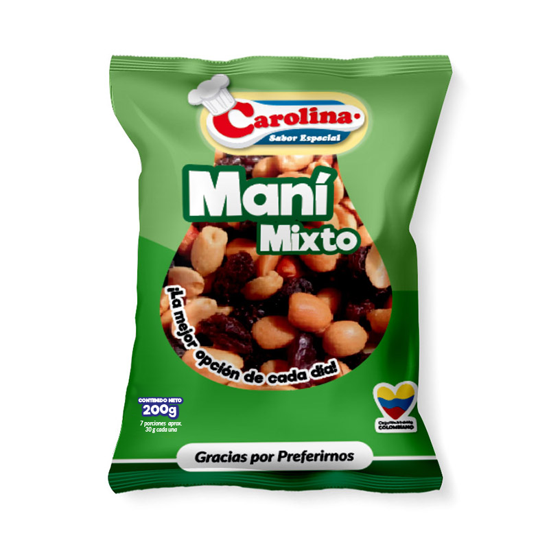 Mani Carolina Mixto X200g