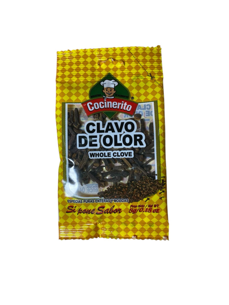 Clavo Cocinerito De Olor Entero X5g