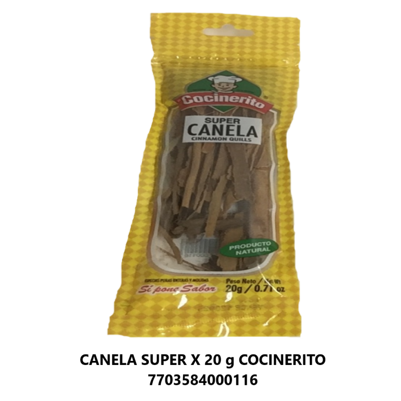 Canela Cocineritox20g Super
