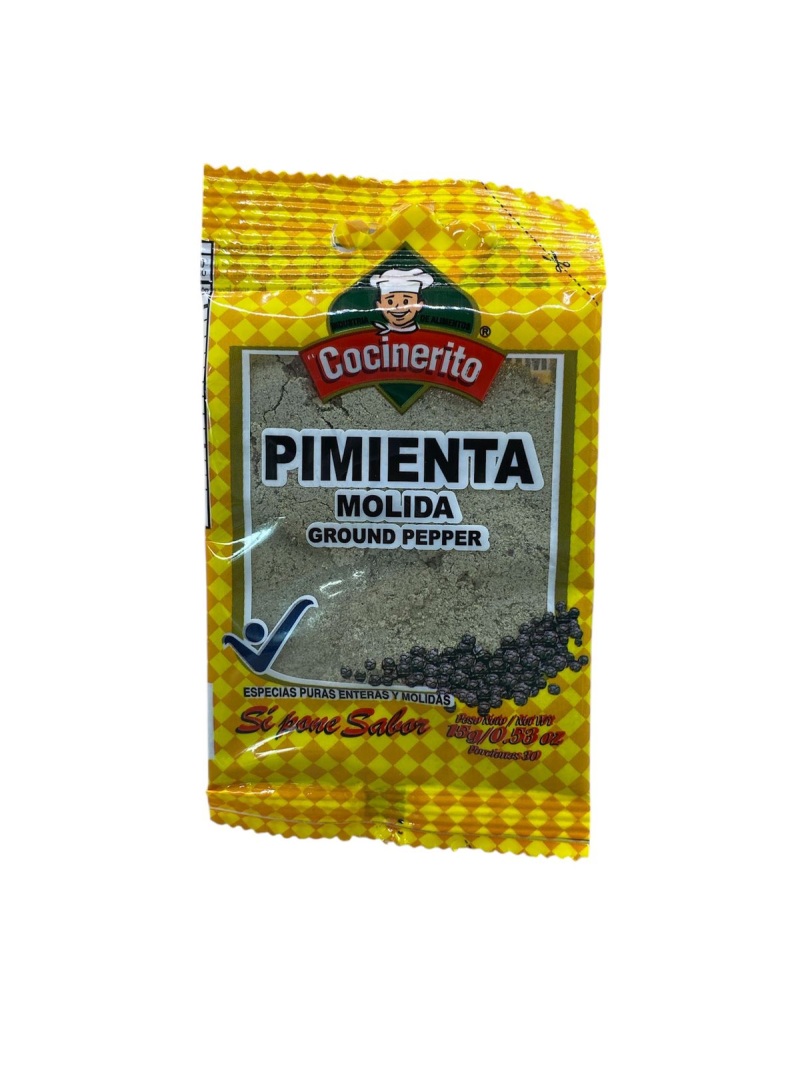 Pimienta El Cocineritox15g Molida