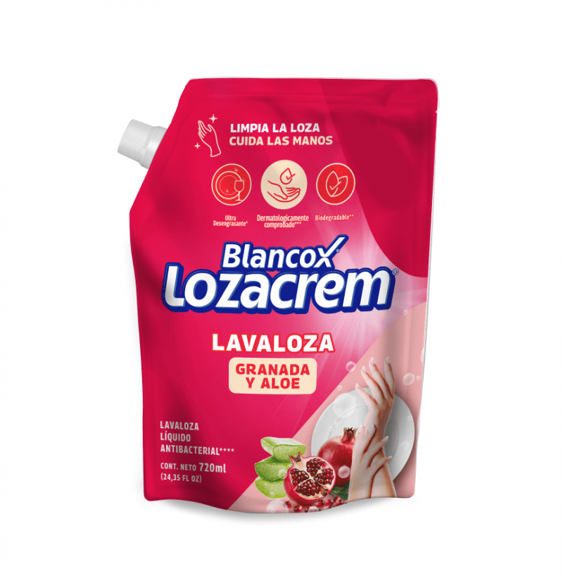 Lavaloza Liq Grana Y Aloe Lozacremx720ml