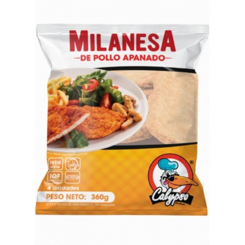 Milanesa Pollo Apanada Congelado