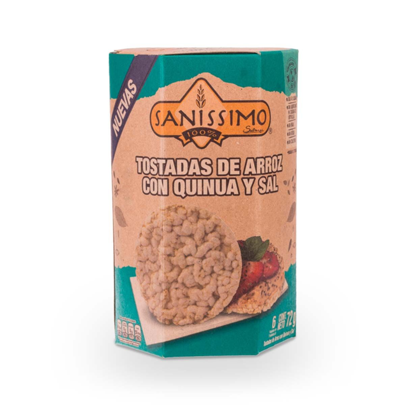 Tostadas Arroz Quinuax72g