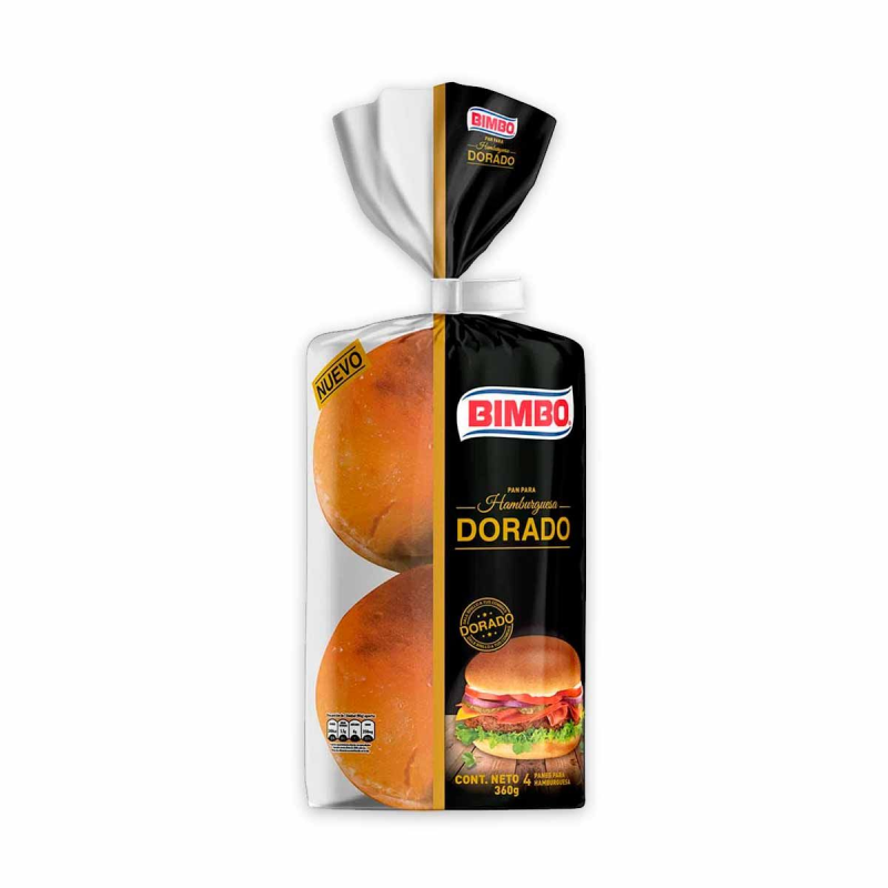 Pan Hamburguesa Bimbo Dorado X360g