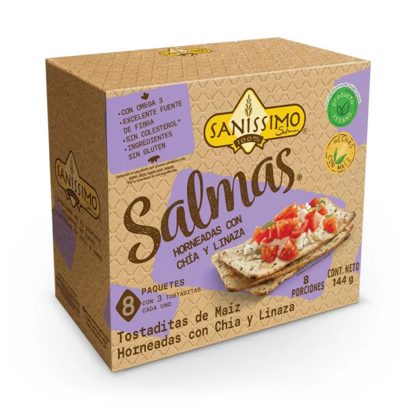 Salmas Horneadas 144g Sanissimox8p
