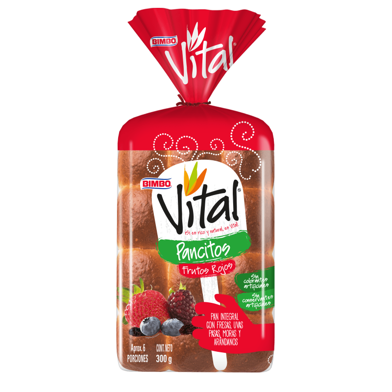 Pancitos Vital Bimbox 12p 300g