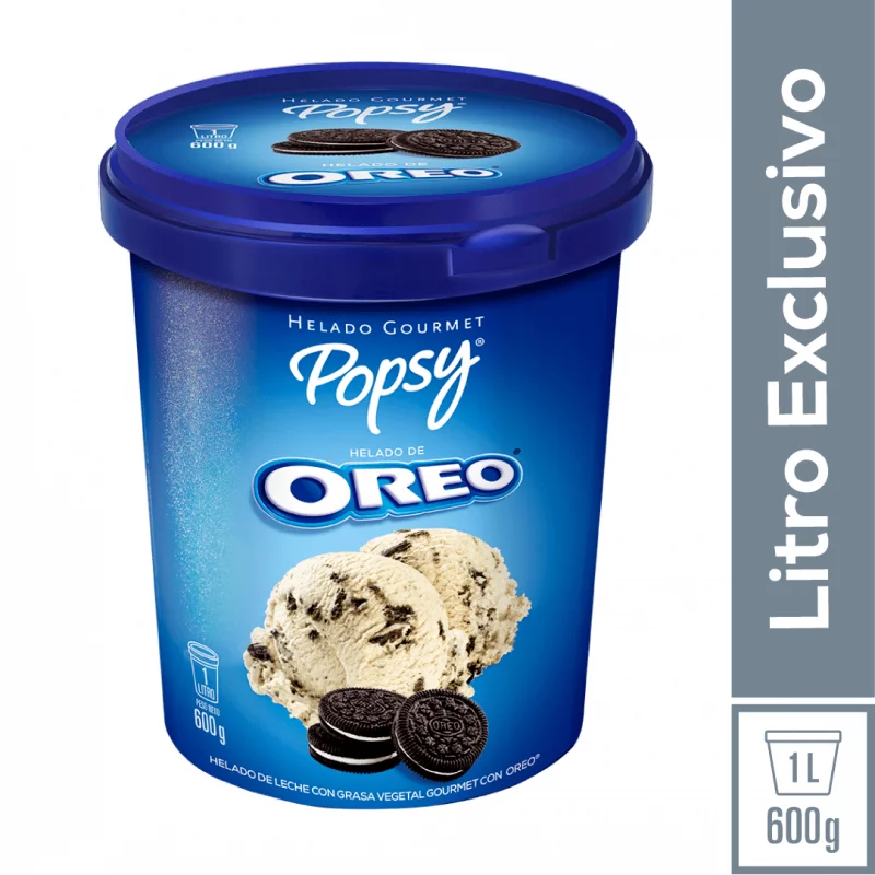 Helado Popsy Oreo Gourmet X1l
