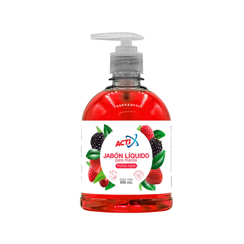 Jabon Manos Frutos Rojos Actix X500 Ml