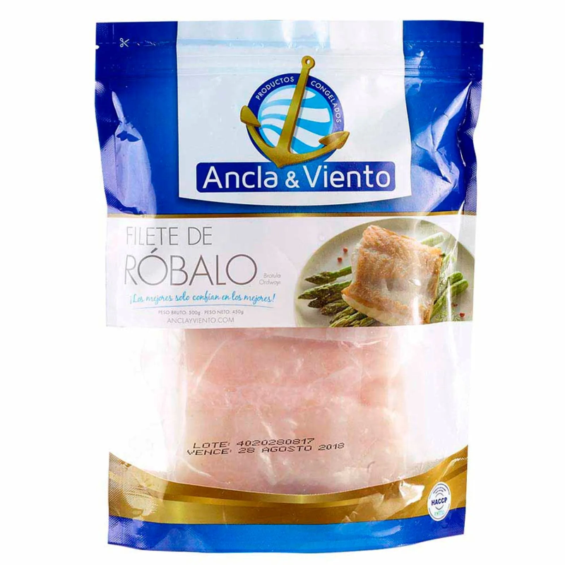 Filete Robalo Nacionax450g A&v Pescado