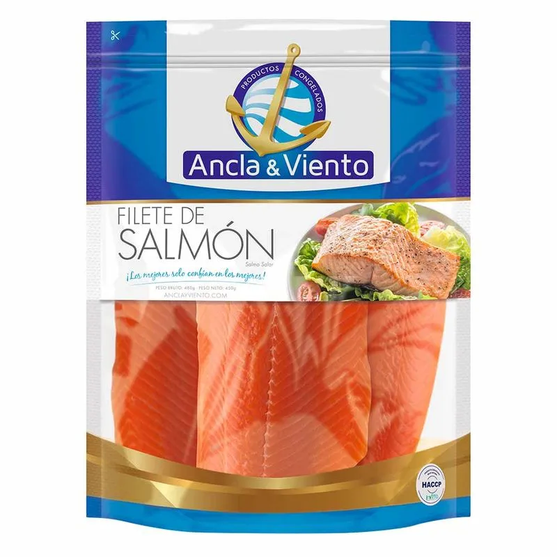 Filete De Salmonx450g A&v Pescado