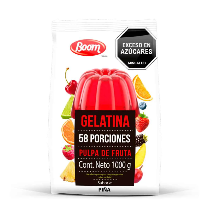 Gelatina Azucarada Boom Pina