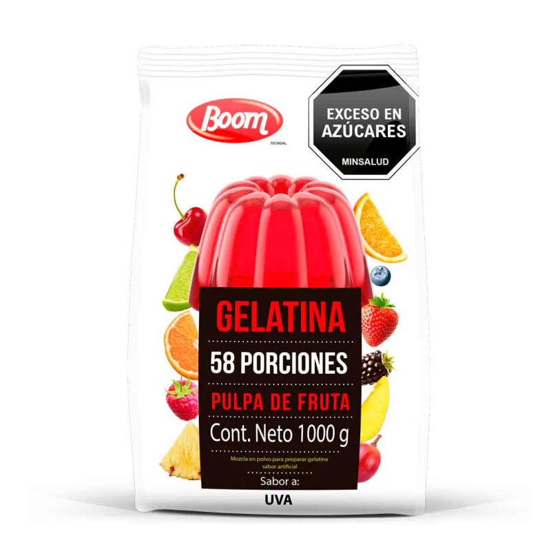 Gelatina Azucarada Boom Uva