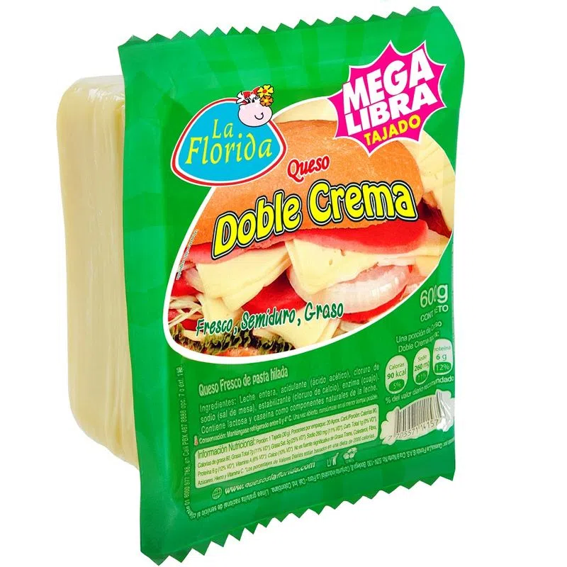 Queso La Florida Doble Crema X600g