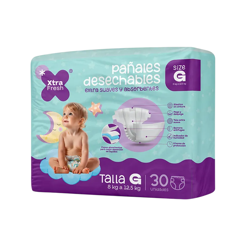 Panal Desechable Talla G Xtra Freshx30un