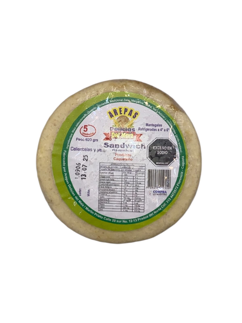 Arepa Del Maizx600gx5und Sandwich