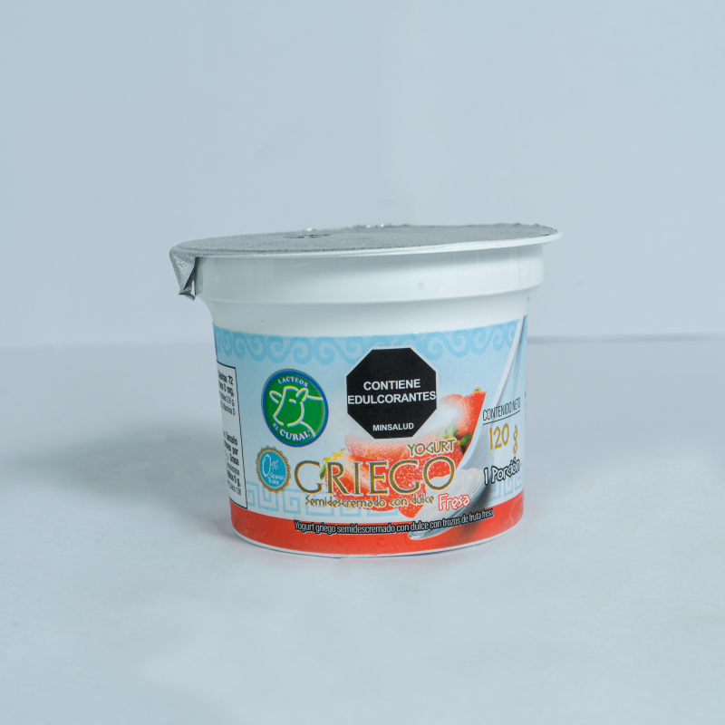 Yogurt El Curalx120g Griego Fresa