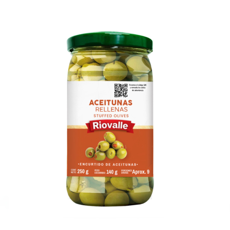 Aceituna Riovalle Rellena X250g