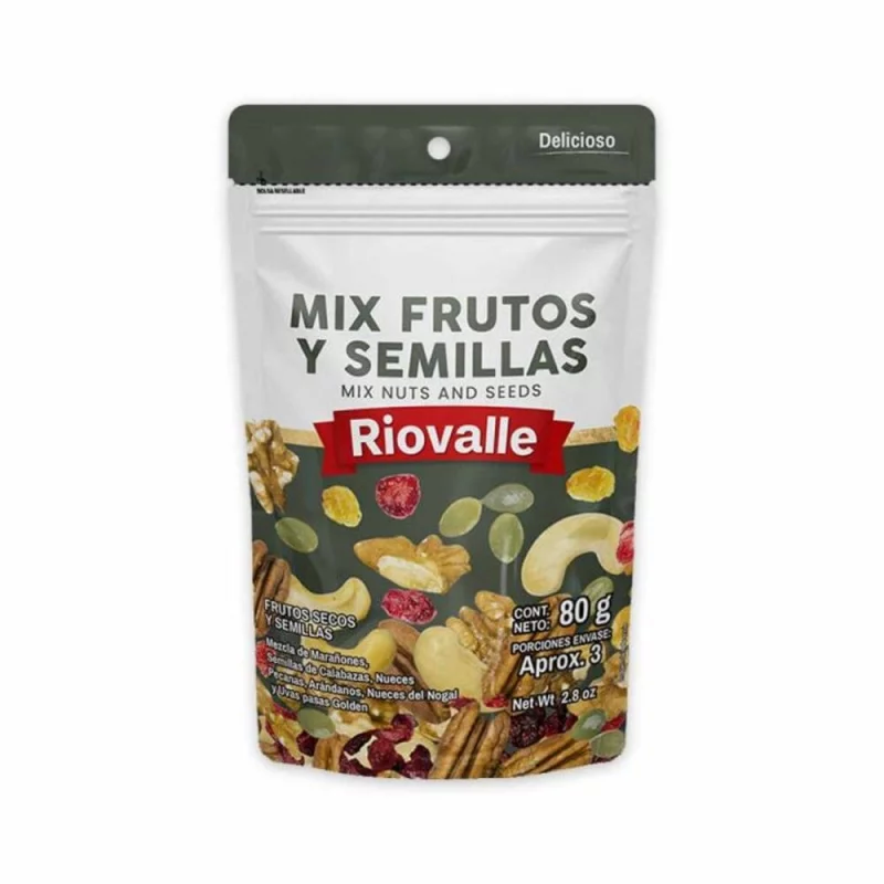 Mix Frutos Y Semillas Rv X 80 G