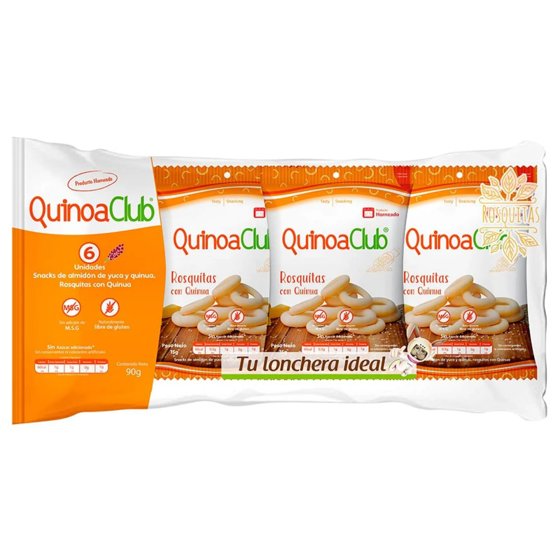 Rosquitas Natural Quinoa Clubx6unx15g
