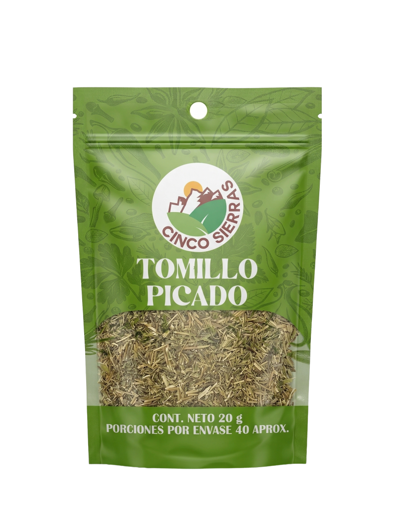Tomillo Picado Cinco Sierras X 20 Gr