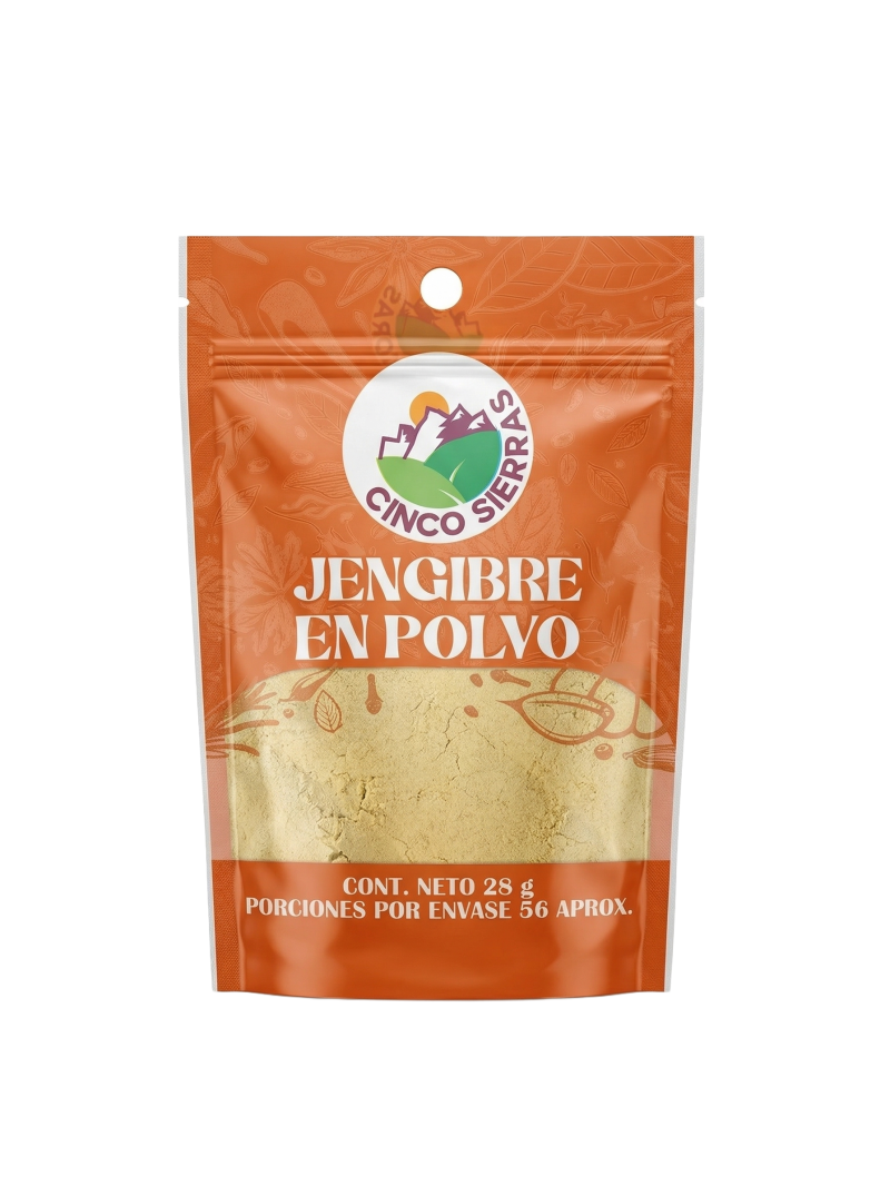 Jengibre En Polvo Cinco Sierras X 28 Gr