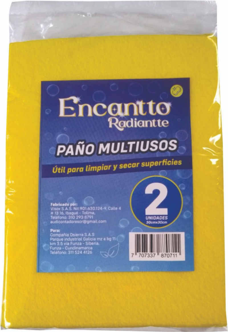 Pano Multiusos 30x30 Encantto Radianttx2