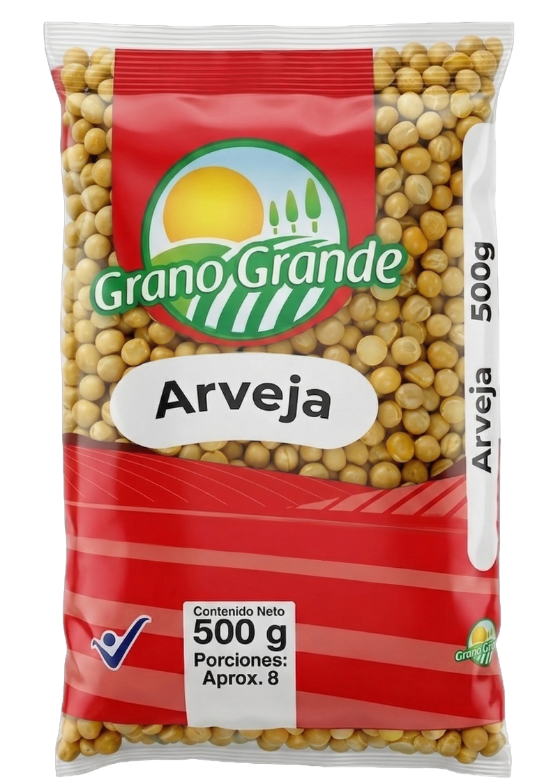 Arveja Amarilla Grano Grandex500g