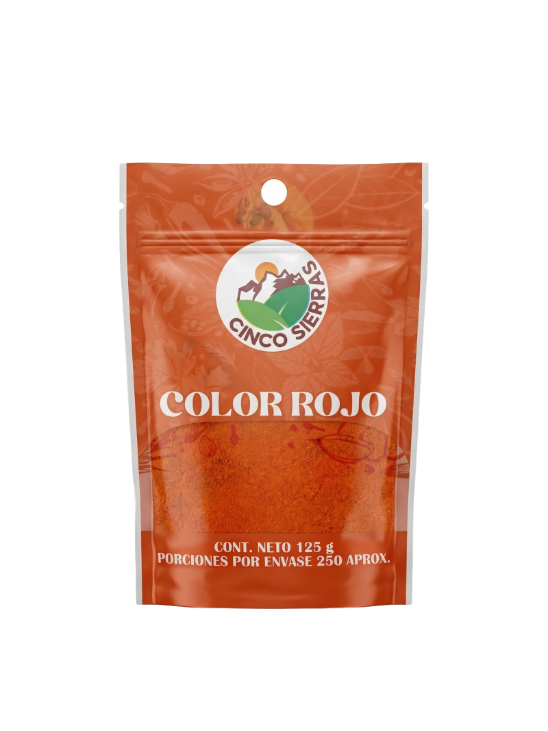 Color Rojox125 Gr Cinco Sierras