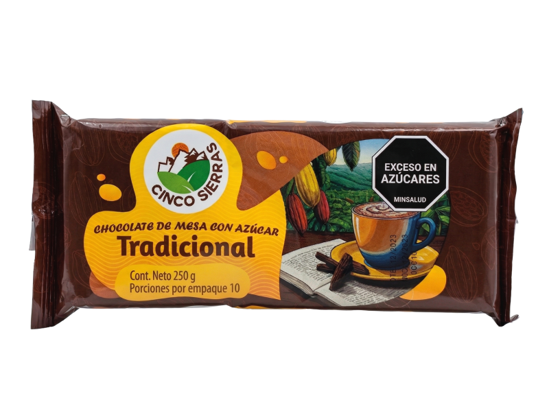 Chocolate Tradicion Cinco Sierrasx400 Gr