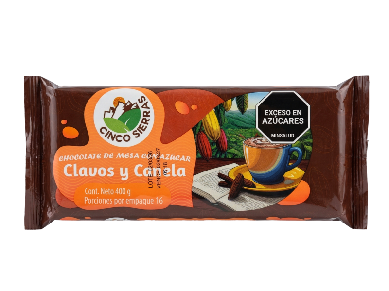 Chocolate Clav Cane Cinco Sierrasx400 Gr