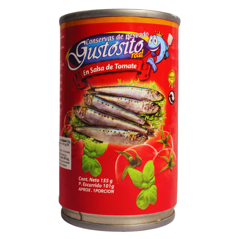 Sardina Gustositox155g Real Tte Tinapa