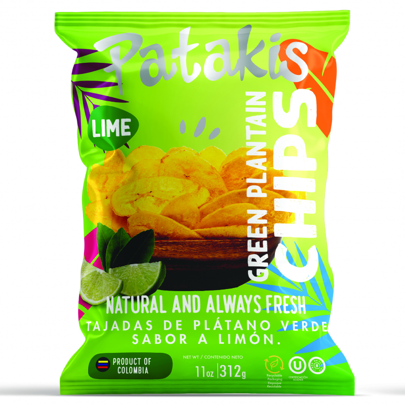 Tajada Platano Verde Limon Patakisx312g