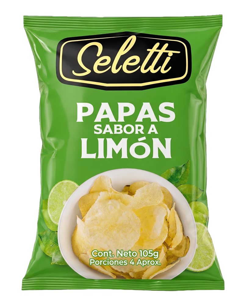 Papas Limon Selettix105gr