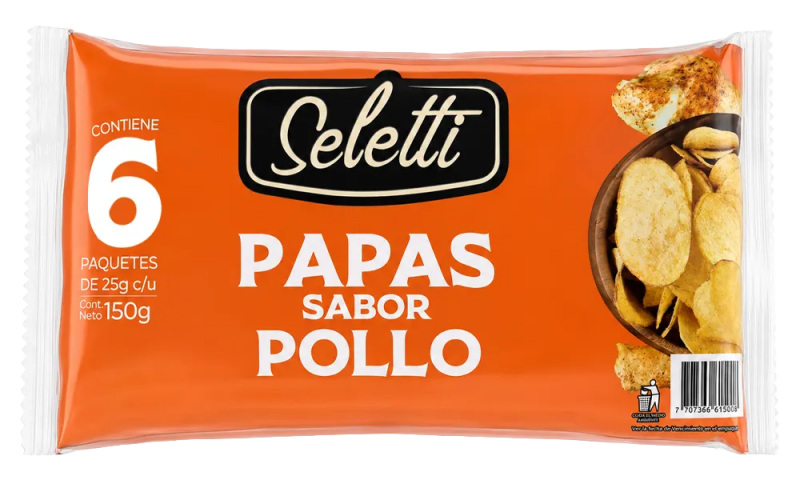 Papas Pollo Selettix6 Und X 25 Gr