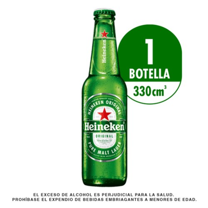 Cerveza Heinekenx330cc