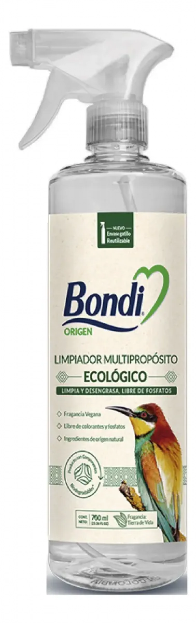 Limpiad Multip Ecolog Origen Bondix700ml