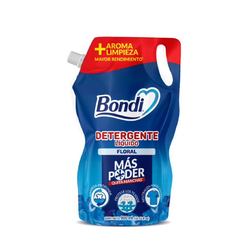 Deterg Liq Floral Doypack Bondix900