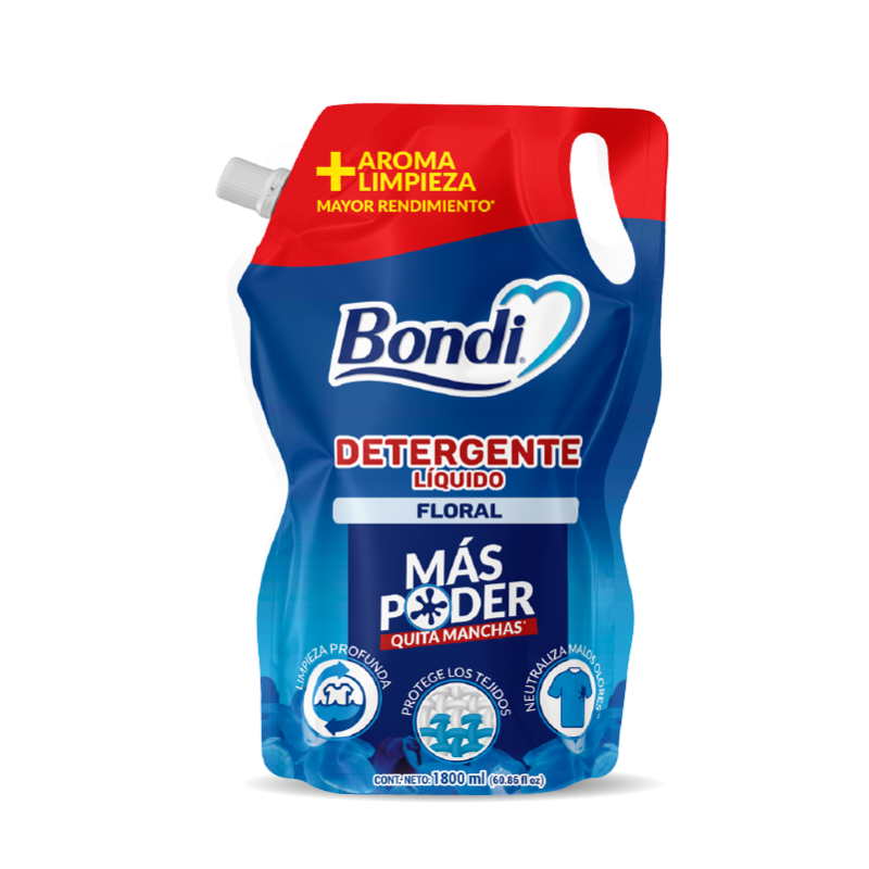 Deterg Liq Floral Doypack Bondix1800
