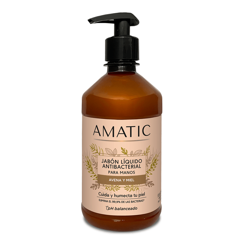 Jabon Liq Antib Avena Miel Amaticx480ml