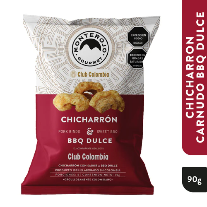Chicharron Bbq Dulce Monterojox30 Gr