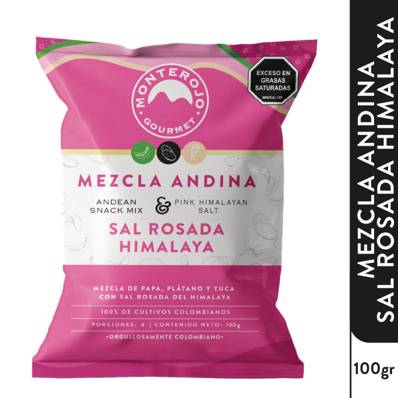 Mezcla Andin Sal Rosada Monterojox100 Gr