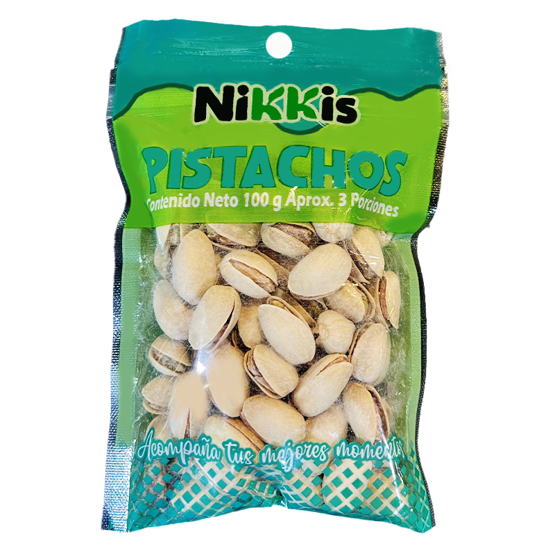 Pistachos Nikkis Zipper 100 Gramos